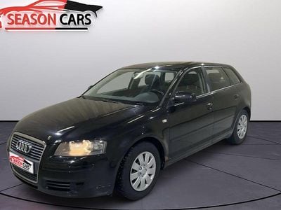 Begagnad Audi A3 Sportback Attraction 105 HK (77 kW) 2008 Svart Halvkombi