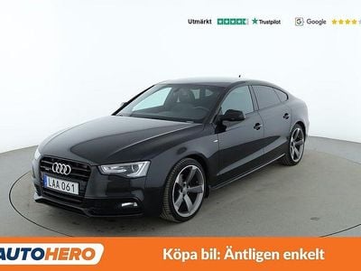 Begagnad Audi A5 Sportback 190 HK (139 kW) 2015 Svart Halvkombi