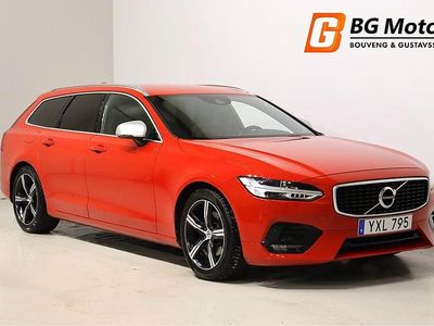 Röd Begagnad 2017 Volvo V90 R-Design Kombi | 259 700 kr (Dyr)
