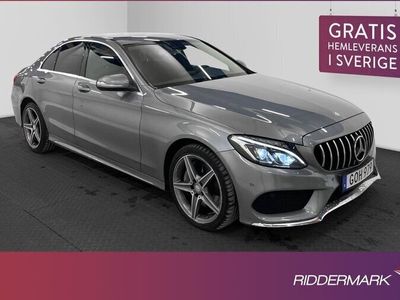 begagnad Mercedes C250 Benz C 250 4M AMG Värmare Sensorer Välservad 2015, Sedan