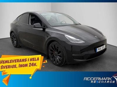 Svart Begagnad 2023 Tesla Model Y Performance SUV | 439 800 kr (Marknadspris)