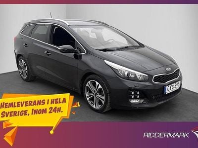 Begagnad Kia Ceed GT-Line 136 HK (100 kW) 2015 Svart Halvkombi