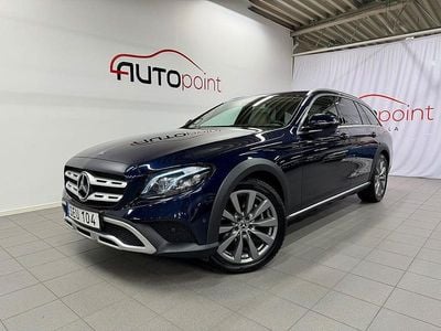 Begagnad Mercedes E220 All-Terrain Avantgarde 194 HK (142 kW) 2017 Mörkblå Kombi