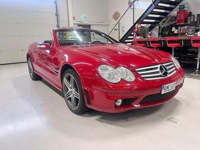 Röd (fire opal red) Begagnad 2006 Mercedes SL55 AMG AMG Cab | 439 000 kr