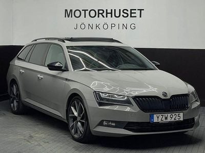 Begagnad Skoda Superb SportLine 190 HK (139 kW) 2018 Grå Kombi