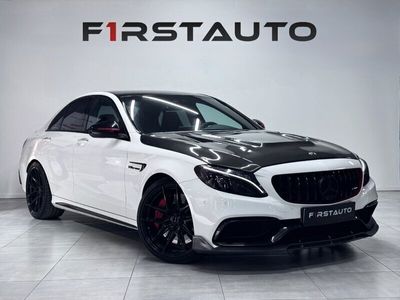 Vit Begagnad 2015 Mercedes C63S AMG AMG Edition 1 Sedan | 639 900 kr