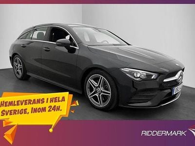 Svart Begagnad 2020 Mercedes CLA200 Shooting Brake Kombi | 289 900 kr (Marknadspris)