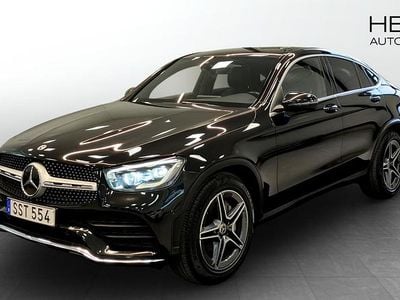 Begagnad Mercedes GLC220 AMG line 194 HK (142 kW) 2019 Svart Sportkupé