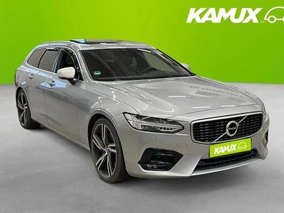 Silver/grå Begagnad 2018 Volvo V90 R-Design Kombi | 328 700 kr (Dyr)