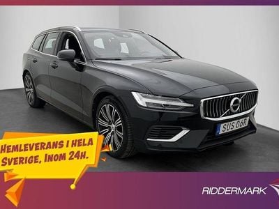 Svart Begagnad 2022 Volvo V60 Inscription Kombi | 274 900 kr (Bra pris)