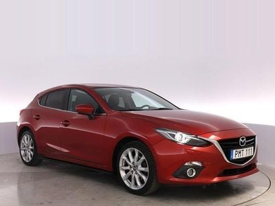 Röd Begagnad 2014 Mazda 3 Inclusive Halvkombi | 155 000 kr (Lite dyr)