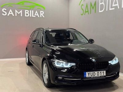 Svart Begagnad 2018 BMW 320 Sport Line Kombi | 159 900 kr (Bra pris)