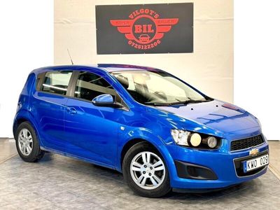 begagnad Chevrolet Aveo 1.2 EURO 5 TOPPSKICK, S/V DÄCK, LÅG SKATT