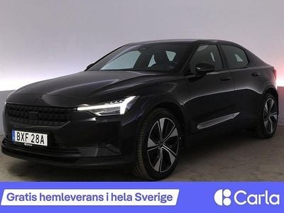 Svart Begagnad 2022 Polestar 2 Long Range Single Motor Halvkombi | 327 990 kr (Marknadspris)