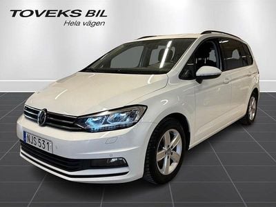 Begagnad VW Touran 110 HK (80 kW) 2018 Vit Minibuss