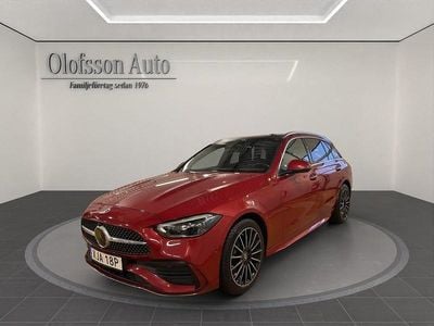 Röd Begagnad 2023 Mercedes C300 AMG Line Premium Plus | 419 000 kr