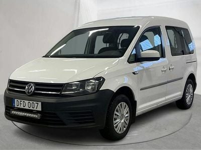 Begagnad VW Caddy Life 102 HK (75 kW) 2018 Vit Minibuss