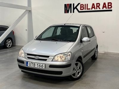 begagnad Hyundai Getz 5-dörrar 1.3 Ny kamrem Ny Besiktigad 2004, Halvkombi