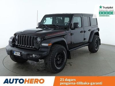 Svart Begagnad 2018 Jeep Wrangler Unlimited Rubicon SUV | 405 000 kr