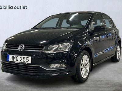 Svart Begagnad 2016 VW Polo Halvkombi | 109 900 kr (Marknadspris)