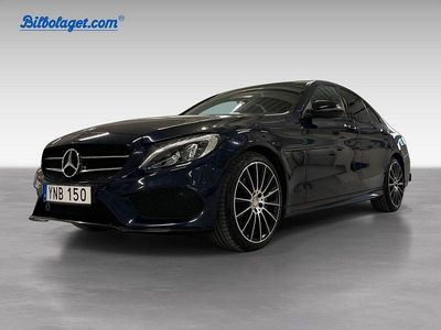 Blå Begagnad 2017 Mercedes C220 Sedan | 239 900 kr (Lite dyr)