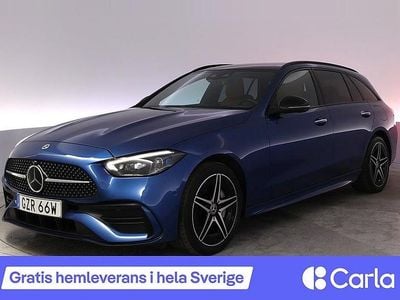 Blå Begagnad 2022 Mercedes C300e AMG Kombi | 386 900 kr (Lite dyr)
