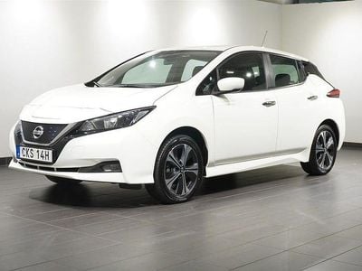 Vit Begagnad 2021 Nissan Leaf Acenta Halvkombi | 199 900 kr (Marknadspris)