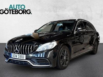 Svart (obsidian black metallic) Begagnad 2015 Mercedes C63 AMG Avantgarde Kombi | 119 900 kr