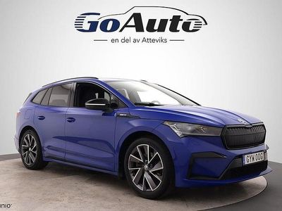 Blå Begagnad 2022 Skoda Enyaq iV SportLine SUV | 349 500 kr (Lite dyr)