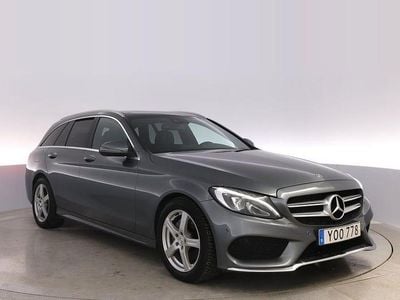 Grå Begagnad 2018 Mercedes C220 AMG line Kombi | 239 000 kr (Marknadspris)
