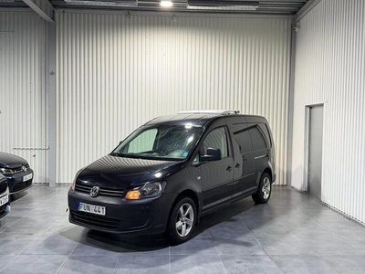 Svart Begagnad 2011 VW Caddy Maxi Minibuss | 69 900 kr (Lite dyr)