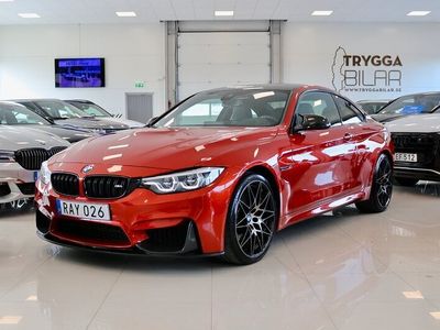 begagnad BMW M4 Competition Coupé HUD Harman GPS Kamera Performance