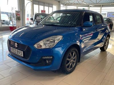 Blå metallic Begagnad 2018 Suzuki Swift Halvkombi | 139 000 kr (Lite dyr)