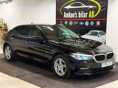 Begagnad BMW 520 Sport Line 190 HK (139 kW) 2018 Svart Sedan
