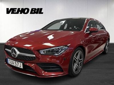 Begagnad Mercedes CLA200 Shooting Brake AMG line 163 HK (119 kW) 2020 Röd Kombi