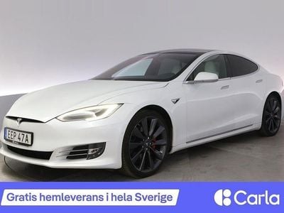 Vit Begagnad 2020 Tesla Model S Performance Halvkombi | 457 900 kr (Marknadspris)