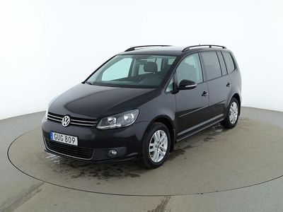 Svart Begagnad 2015 VW Touran Minibuss | 119 000 kr (Marknadspris)