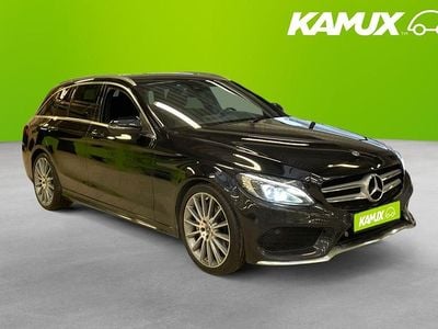 Begagnad Mercedes C220 AMG 170 HK (125 kW) 2018 Svart Kombi