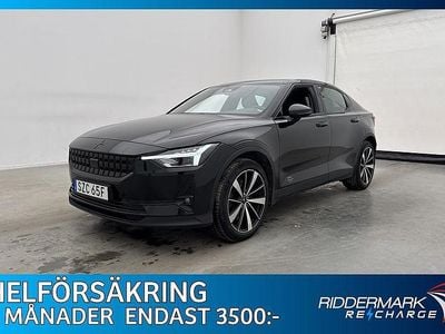 Svart Begagnad 2021 Polestar 2 Pilot Halvkombi | 294 800 kr (Marknadspris)