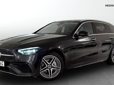 Grå (grey) Begagnad 2022 Mercedes C300e AMG line Kombi | 379 900 kr (Dyr)