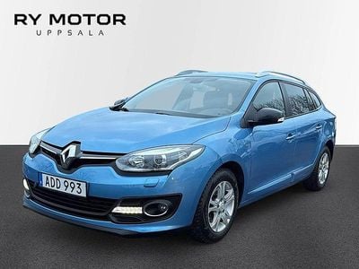 Blå Begagnad 2015 Renault Mégane GrandTour LIMITED Kombi | 69 500 kr (Lite dyr)