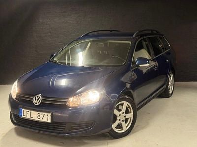 Begagnad VW Golf VI 105 HK (77 kW) 2011 Blå Halvkombi