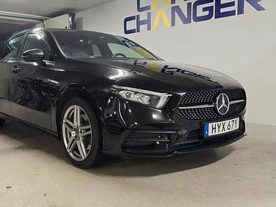 Svart Begagnad 2022 Mercedes A250 AMG Halvkombi | 274 900 kr (Marknadspris)