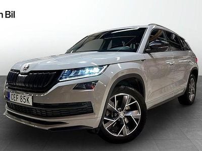 Steel grey Begagnad 2021 Skoda Kodiaq SportLine SUV | 359 900 kr (Marknadspris)