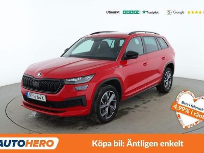 Röd Begagnad 2022 Skoda Kodiaq SportLine SUV | 338 000 kr (Marknadspris)