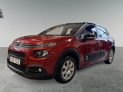 Begagnad Citroën C3 PureTech 83 HK (61 kW) 2016 Röd Halvkombi