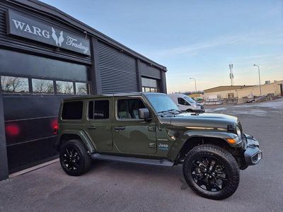 Grön Begagnad 2021 Jeep Wrangler Unlimited Sahara SUV | 599 000 kr