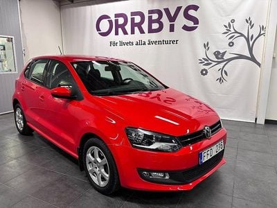 Begagnad VW Polo 90 HK (66 kW) 2012 Röd Halvkombi
