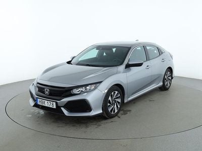 Silver Begagnad 2017 Honda Civic Halvkombi | 141 000 kr (Marknadspris)
