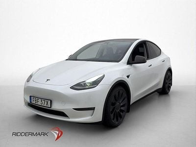 Begagnad Tesla Model Y Performance 392 kW (534 HK) 2022 Vit SUV